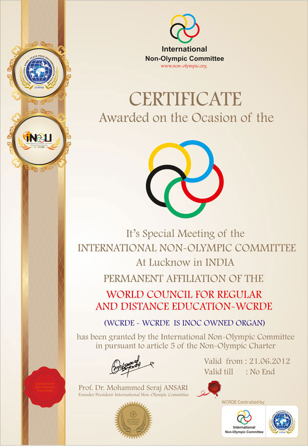 international education certificaton bodies